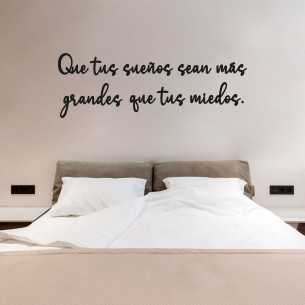 Frase en madera para...