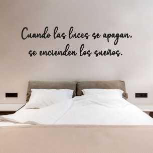 Frase en madera para...