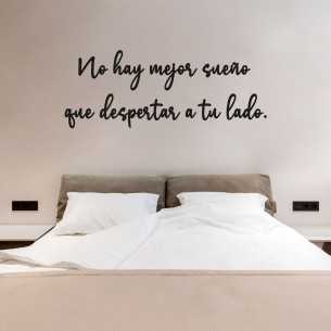 Frase en madera para...