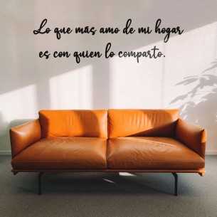 Frase en madera para...