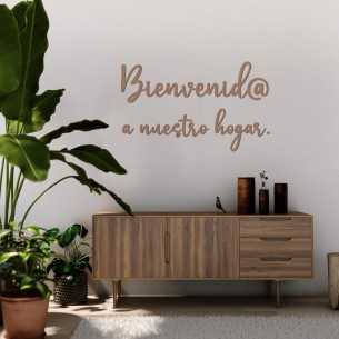Frase en madera para...