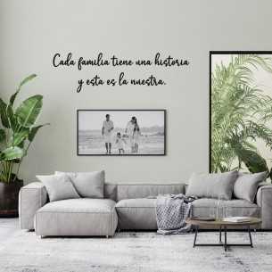 Frase en madera para...