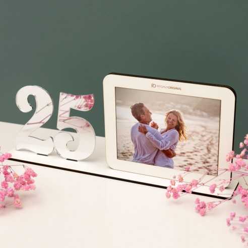 Portafotos original con número - Bodas Portafotos original con número - Bodas