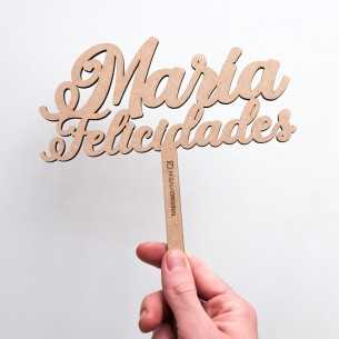 Nombre madera personalizado...