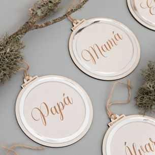 Bolas de navidad con nombre...