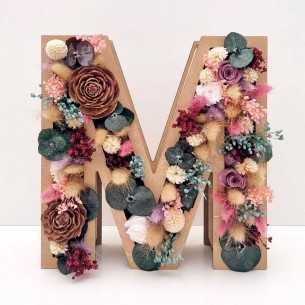 Letras de flores...