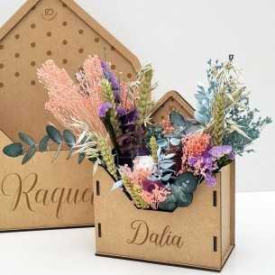 Caja de flores para regalar...