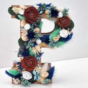 Letra de flores preservadas... 2