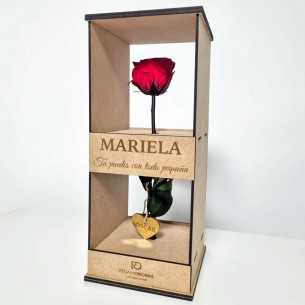 Rosa eterna personalizada...