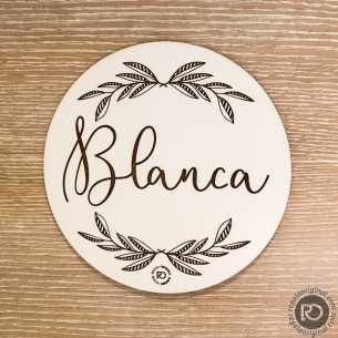 Placas con nombre para...