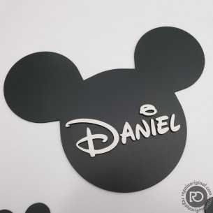 Placa nombre silueta... 2