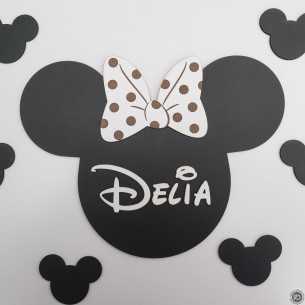 Placa nombre silueta... 2