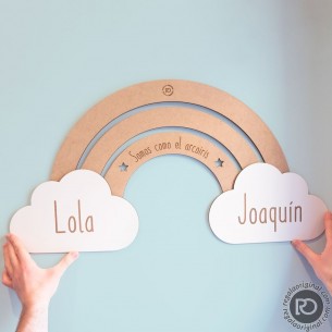 Arco iris madera - nombres...