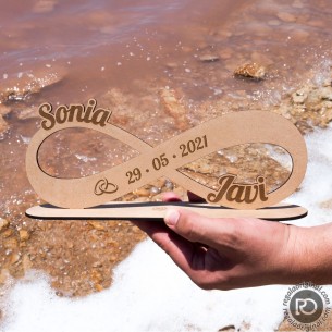 Infinito de madera boda...