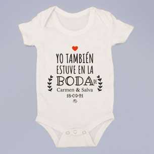 Body bebé personalizado boda