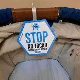 CARTEL "NO TOCAR BEBÉ" 2