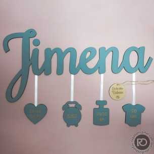 Natalicio personalizado verde gris 2