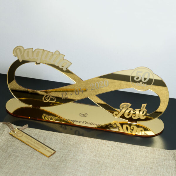 Regalos personalizados para Bodas de oro. Ideas originales